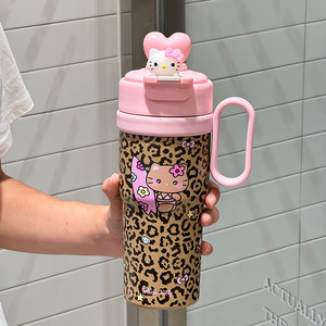 Gobelet isotherme portable de haute esthétique pour le campus, séparation thé-eau, tasse à boire directe, incassable et durable, gobelet isotherme pour femmes - Product Image 3
