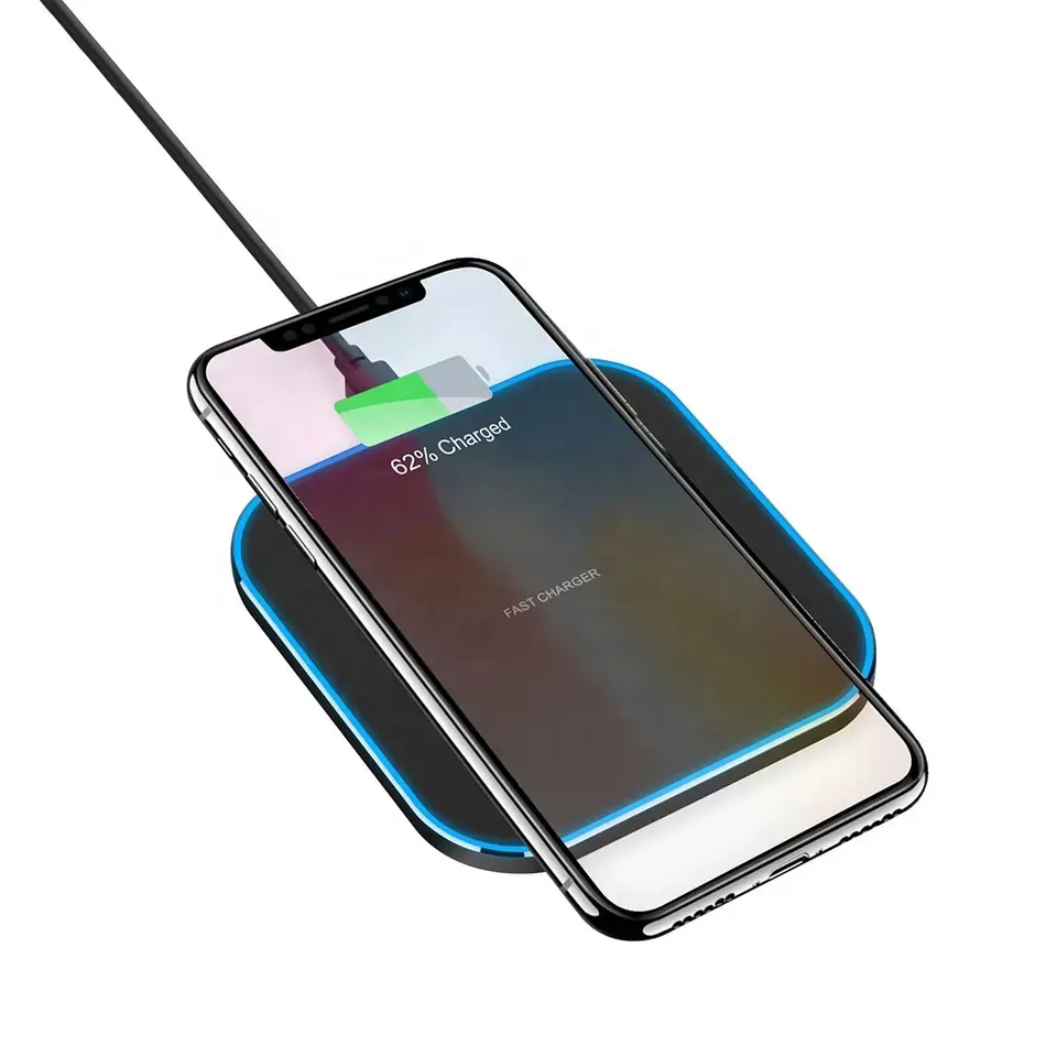New Trend Portable 15w Universal Wireless Charger Fast Quick Charging Custom Logo Wireless Charging Pad