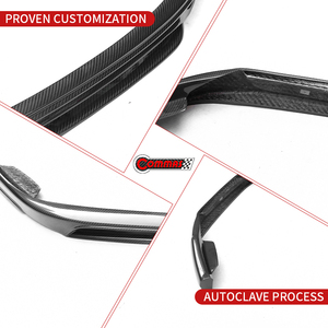 Prix le plus bas : Diffuseur avant de voiture en fibre de carbone sèche style Te-chart pour Porsche 911 992 SD 2019 - 2024 - Product Image 3