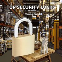 Mini cadenas en laiton cuivré personnalisé haute sécurité à clé différente serrure supérieure Candados petit cadenas à clé