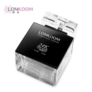 Perfume Original LONKOOM 24K Pure Black para Hombre 100ml - EDP Amaderado y Especiado Intenso |   Fragancia Masculina de Larga Duración |   Fábrica Who - Product Image 1
