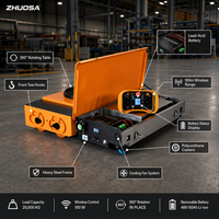 Nouveaux patins électriques mobiles 80T avec télécommande 360 °   Rotation pour utilisation en usine de fabrication