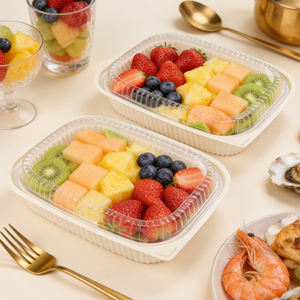 2200ML Biodegradable Disposable PP <b>Plastic</b> Blister Tray Hinged <b>Lid</b> Lunch Box Takeaway Food Packaging <b>Container</b> - Product Image 6