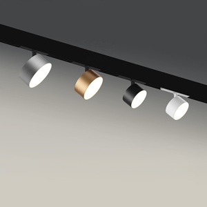 Thanh Lịch Nhôm Màu Trắng Đèn Sâu Chống Lóa Thấp Ugr Bảo Vệ Mắt Nơi Làm Việc Theo Dõi Gắn Từ Đường Sắt Thông Minh Đèn - Product Image 5