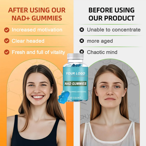 Ausreson NAD Gummies Marque privée Resvératrol Nicotinamide Adénine Dinucléotide Complément alimentaire Soins de la peau Gommes NAD - Product Image 3