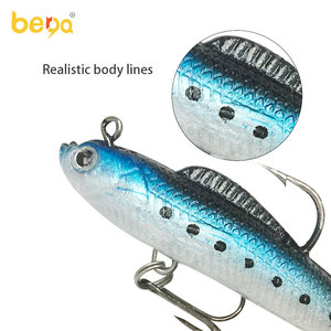 Vente en gros 9.0g Appâts de poisson en plomb capucin <span class=keywords><strong>leurre</strong></span> en PVC <span class=keywords><strong>souple</strong></span> pour la pêche en rivière et en ruisseau - Product Image 4