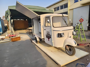 Carrito de Comida Rápida Eléctrico, Estilo Caricatura Amarillo, Resistente a la Oxidación, 5 Metros de Largo, para Venta Ambulante - Product Image 4