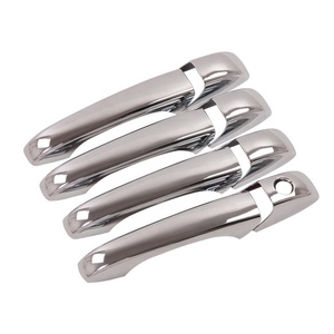 WZXD Cache-poignée de porte chromé ABS en plastique pour Grand 2014, pour 2007 2017 - Product Image 1