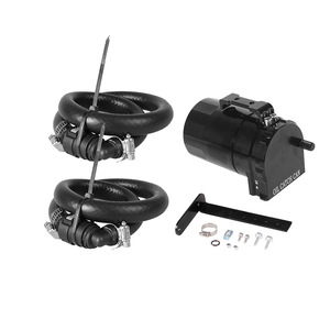 Modified Oil Catch Can Kit With Hose And <b>Bracket</b> For Engine Upgrade Aluminum Alloy <b>Black</b> - Product Image 3