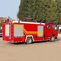 Camion de pompiers ISUZU ELF petit modèle 3500L 4x2 télécommandé à vendre