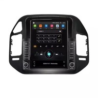 Radio con GPS para Auto, Tesla Android 13 8+128G, Estéreo Android para Mitsubishi Pajero V73, Reproductor de DVD, DSP, GPS, BT, Cámara 360