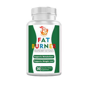 Raspberry Ketones Fat Burner Capsules with Green Tea Caffeine ACV Supports <b>Metabolism</b> Weight Loss Thermogenic Supplement - Product Image 1