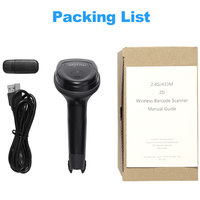 Escáner de Código de Barras Inalámbrico de Mano, Bluetooth, Lector de Códigos de Barras Láser 1D 2D QR PDF417 para IOS, Android, IPAD