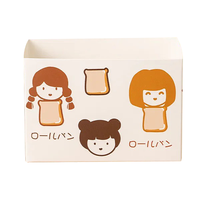 Boîte d'emballage pour petit-déjeuner avec impression personnalisée Boîte de papier recyclable pour sandwich aux œufs Boîtes d'emballage à manchon pour pain grillé