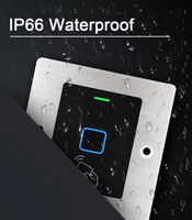 Lector de Control de Acceso a Puertas con Teclado Táctil Biométrico de Metal Integrado, WIFI, IP66, 13.56MHZ, Tuya, Lector RFID