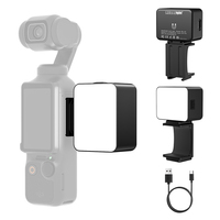 Mini Medalight pour caméra d'action Osmo Pocket 3, éclairage d'appoint, température de couleur réglable 2800-6500K, lumière LED magnétique pour vlogging