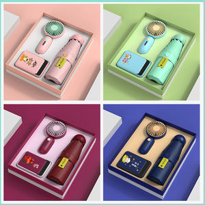 Heißer Sommer-Hochzeits-Souvenir-Werbegeschenk: Mini-Ventilator-Regenschirm-Geschenkset für Gäste, Freundinnen, Geburtstagsfeiern, Jungen-Geschenk - Product Image 4