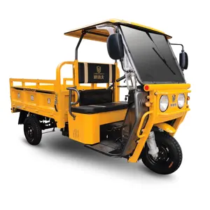 200cc/250cc motorizzato alimentato a gas facile cabina a tre ruote cargo triciclo/moto a tre ruote per il carico con il parabrezza