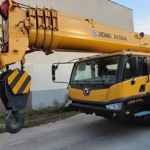 Grue mobile d'occasion XCM-G QY50KA, engin lourd, export Chine, prix réduit, XC-MG d'occasion, moteur hydraulique, boîte de vitesses, PLC, 50 tonnes - Product Image 1