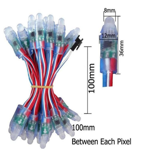 Địa chỉ 5V 24V <span class=keywords><strong>ws2811</strong></span> 1903 Bullet <span class=keywords><strong>pixel</strong></span> <span class=keywords><strong>LED</strong></span> MODULE 12 mét IP68 0.3 Wát trang trí không thấm nước giáng sinh kỹ thuật số <span class=keywords><strong>LED</strong></span> chuỗi ánh sáng - Product Image 2