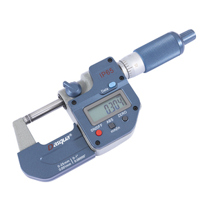 Dasqua Lcd-Schermbereik <span class=keywords><strong>0</strong></span>-25Mm Nauwkeurigheid <span class=keywords><strong>0</strong></span>.<span class=keywords><strong>001Mm</strong></span> Ip65 Draadloze Gegevensuitgang Digitale Buitenmicrometer Met Spindelvergrendeling - Product Image 2