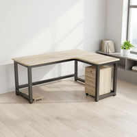 Bureau d'angle en L moderne et minimaliste pour la vente en gros, idéal pour la salle d'étude ou comme bureau informatique