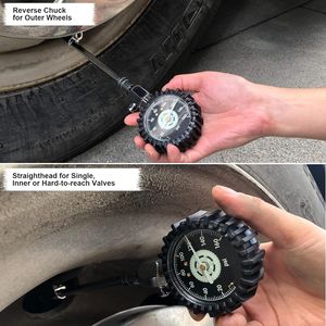 2.5 इंच का टायर दबाव गेज डबल हेड एयर चक डायल - Product Image 6