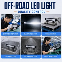 Barre lumineuse LED RGB sans vis brevetée PCS O03, étanche IP69K, RGBIC, pour conduite tout-terrain, camion, SUV, 4x4