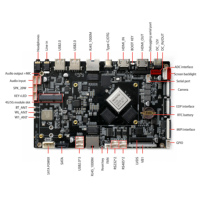 RK3588 Placa principal INTELIGENCIA AI Edge Gateway Computing Plataforma ARM Máquina de transmisión en vivo Solución de placa base