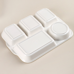 Placas divisorias de melamina sin BPA al por mayor, pedidos al por mayor para uso en Cafetería - Product Image 5