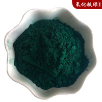 Oxyde de fer Pigment vert pour ciment coloré briques caoutchouc peinture coloration