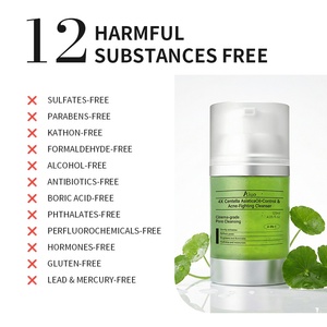 Nettoyant visage aux acides aminés, niacinamide, peptides, <span class=keywords><strong>anti</strong></span>-âge, AHA, BHA, exfoliant, éclaircissant - Product Image 5