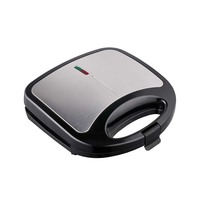 Grille et presse à sandwich personnalisées de conception populaire 750W, plaques antiadhésives, conception compacte peu encombrante