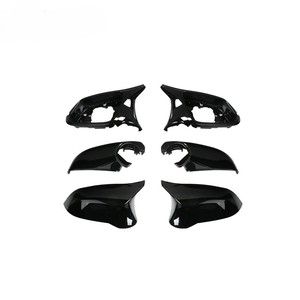 Coques de rétroviseurs style M3 en plastique ABS noir brillant, kit de 6 pièces, coques de rétroviseurs pour BMW Série 3 4 5 7 8 F30 F35 - Product Image 1