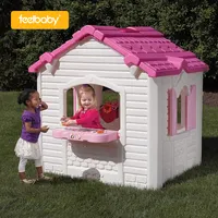 Neues Design anpassen Spielzeug Cottage Haus verwendet Pilz für Kunststoff Kleinkind billige Kinder Outdoor Cubby Kinder Indoor-Spiel häuser
