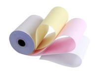 Superventas 3ply 76x76mm Factura sin carbono Factura Copia Papel Azul Computadora NCR