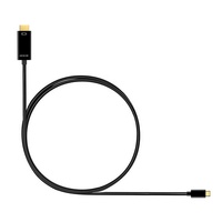 Kabel Adaptor USB Type C ke HDMI 4K HD Terbaru 4K 60Hz 4K 30Hz 1080P Type-C ke HDMI 1.8m Kabel USB C HDMI