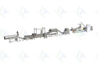 Automatische multi-voltage machine voor het maken van gepofte maïs- en fruitcandy snacks, met dubbele schroefextruderlijn
