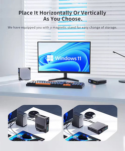 S1 Mini <span class=keywords><strong>PC</strong></span> Intel N95 N100 N150 N200 N250 N300 N305 Mini <span class=keywords><strong>Tour</strong></span> <span class=keywords><strong>PC</strong></span> <span class=keywords><strong>avec</strong></span> <span class=keywords><strong>Écran</strong></span> RGB Lumière WIFI 6 BT5.2 Parfait pour La Maison/Bureau - Product Image 4