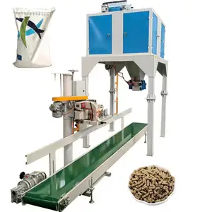 Correia de pesagem automática multifuncional para embalagem de arroz, máquina de enchimento de grânulos de 5kg, 25kg e 50kg