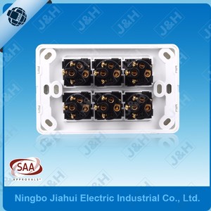 Prese Elettriche Doppie Standard AU SAA 15A 250V, Interruttore e Prese da Parete Bianche Sottili e Resistenti - Product Image 6