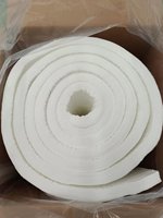 Rouleaux de couvertures isolantes en fibre de céramique 1260, 2300 F, 2600, silice, alumine, cuisinières à bois