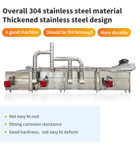 100-500 kg/giờ công nghiệp tự động liên tục pani Puri thịt lợn crackling Máy chiên khoai tây chiên máy cho thịt lợn rinds - Product Image 3