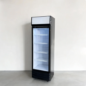 <span class=keywords><strong>Vitrine</strong></span> réfrigérée commerciale pour boissons avec logo personnalisé, éclairage LED, refroidissement direct par air, sans givre - Product Image 5