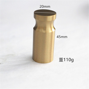 Dongguan Custom CNC-Bearbeitung Metall Einloch Runde <span class=keywords><strong>Gold</strong></span> Schubladen schrank Kleiner massiver Messing knopf - Product Image 4