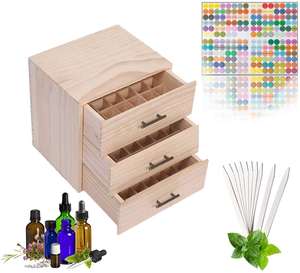 Usine Affichage Parfum Transporteur Cas En Bois <span class=keywords><strong>Doterra</strong></span> 5ml 10ml 15ml Huiles Essentielles Bouteille En Bois Boîte De Rangement Armoire - Product Image 5