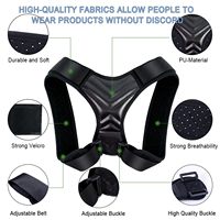 Correcteur de posture pour épaules avec logo personnalisé, soutien dorsal réglable pour redresser les épaules