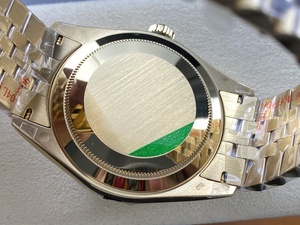 Montre mécanique de luxe de qualité supérieure 42 mm, mouvement ETA 9001 de l'usine Noob, 336938, acier 904L, or, multifonction, verte - Product Image 5