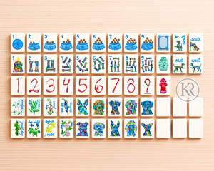 Pre-Order Custom Dog Rescue Pattern White Solid Acrylic American Mahjong Tiles Complete Set, Family <b>Entertainment</b> Gift Mahjong K - Product Image 4