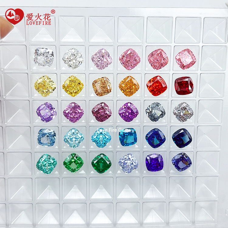 white cz gemstone cubic zirconia